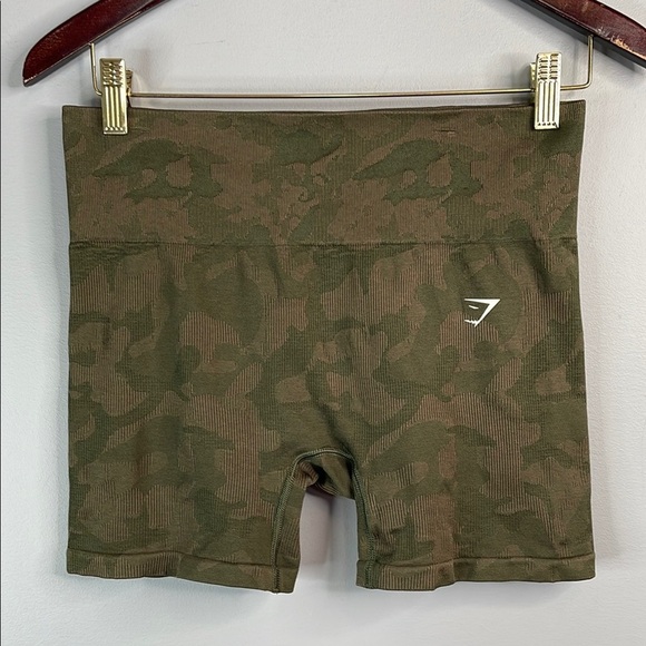 Gymshark Adapt Camo Seamless Shorts Victory Force Green Size Large - Picture 9 of 9